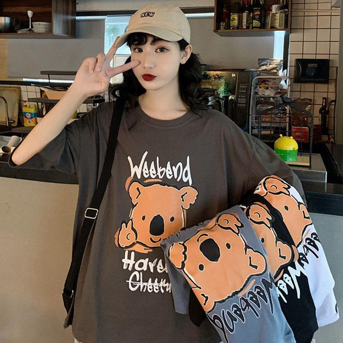 Tシャツ レディース きれいめ 40代 春夏 上品 半袖tシャツ プリント ブラウス 白トップス カジュアル韓国風 ゆったりカットソー オシャレ 大きいサイズtシャツ Y Fairyhouse 通販 Yahoo ショッピング