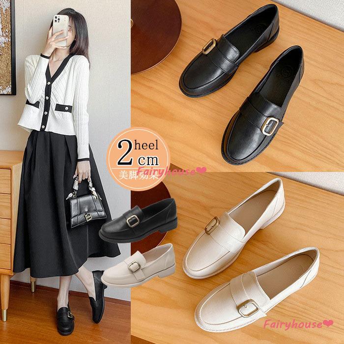 パンプス 春靴 レディース レザーシューズ 春夏秋 ローファー オックスフォードシューズ パンプス 厚底靴 黒 歩きやすい 革靴 通勤通学 カジュアルフォーマル Y6219 Fairyhouse 通販 Yahoo ショッピング