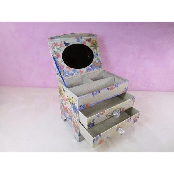 Punch Studio パンチスタジオ 2ティアジュエリー チェスト フラワー×蝶 ジュエリーボックス second76Fairy’s