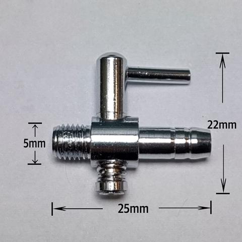 一方コック 100個 金属 エアーチューブ 6mm 水槽 ポンプ 熱帯魚 メダカ