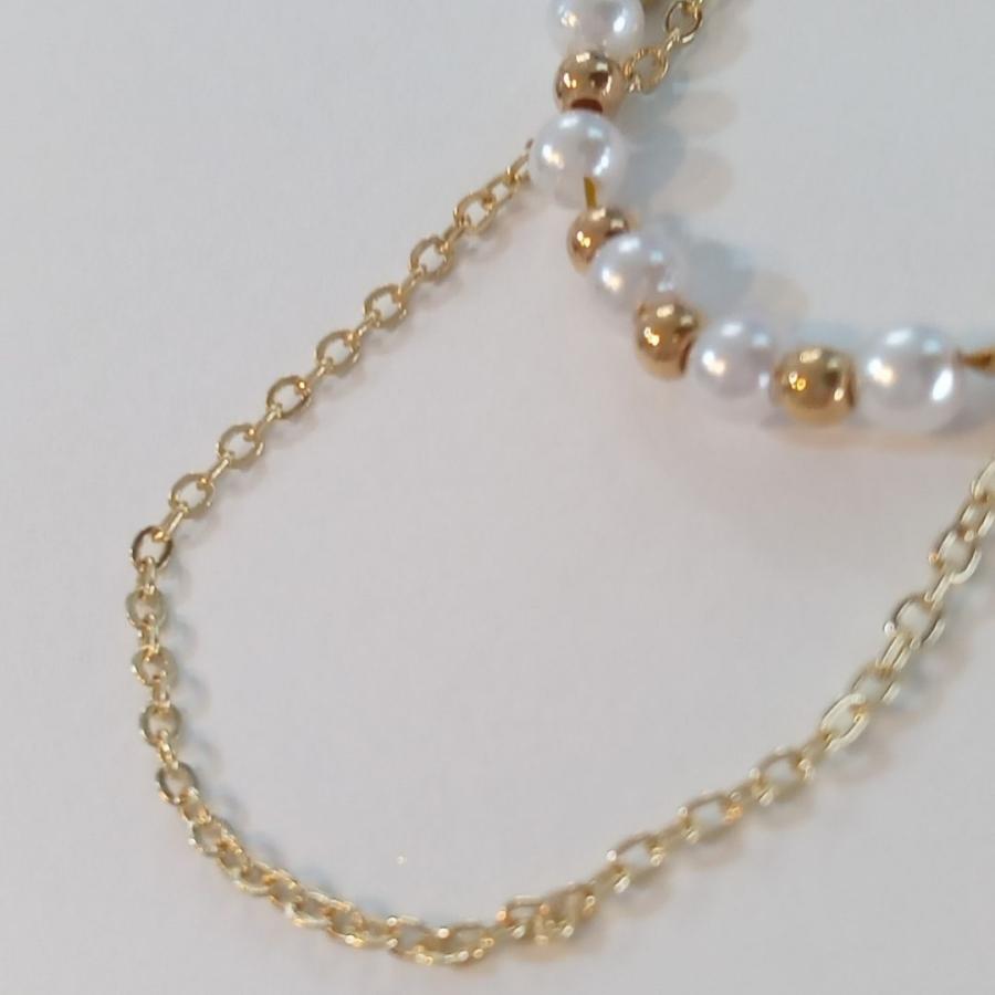 イヤリング イヤーカフ 磁石タイプ パール ゴールド チェーン きれいめ レディース 女子 大人 子供 |  | 06