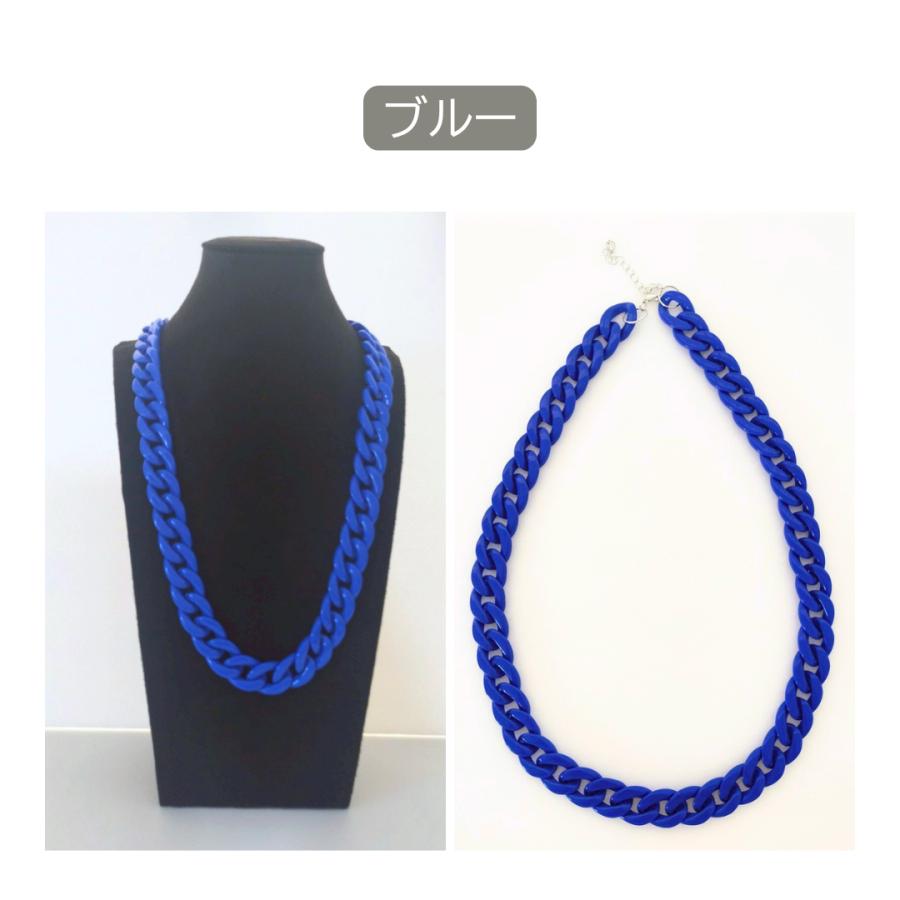 チェーンネックレス　ネックレス　軽量　アクリル　ダンスアクセ　ダンス　約60cm　メンズ　レディース　キッズ　韓国風　カラフル　衣装 |  | 08