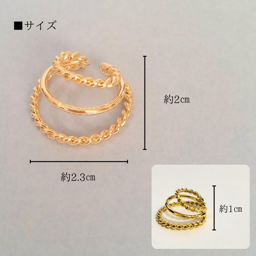 イヤーカフ 片耳用 ゴールド シルバー シンプル 華奢 レディース 大人 子供 きれいめ |  | 04
