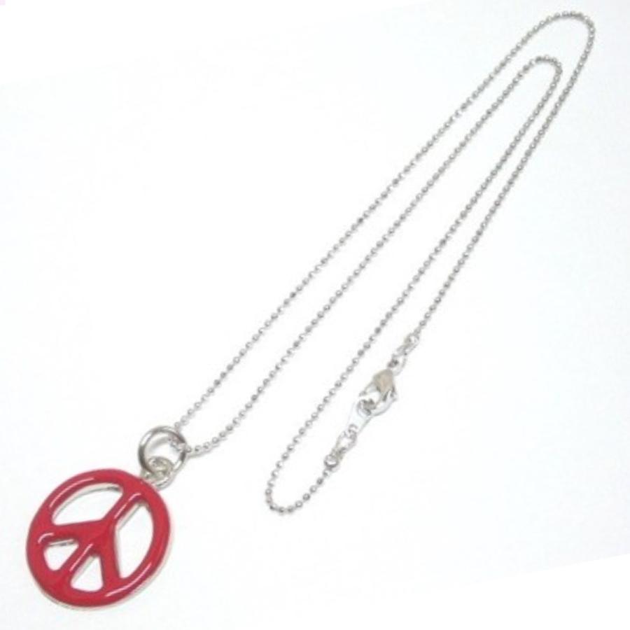ネックレス ピースマーク  平和 キッズ 子供 おしゃれ 大人 男性 女性 赤 ピンク 水色 かわいい 普段使い お出かけ |  | 04