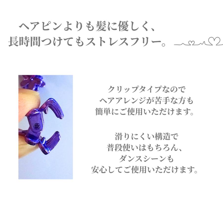 ヘアクリップ 5個セット ヘアアクセサリー ピンク パープル フラワー