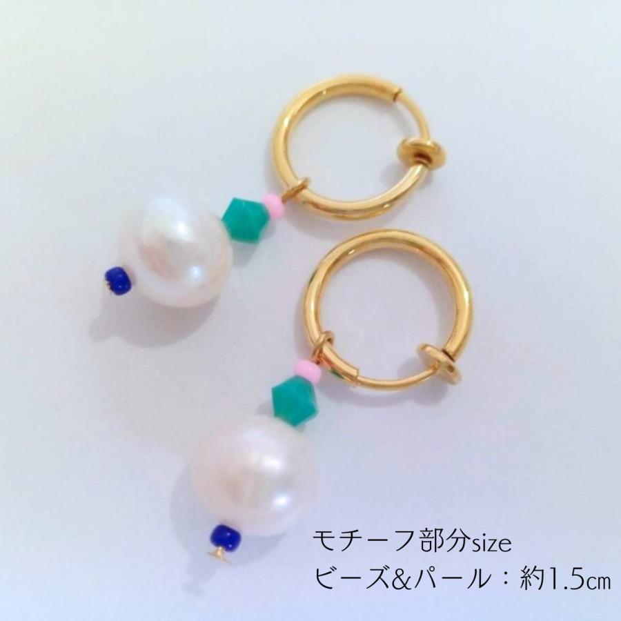 BTS テテ着用 イヤリング ノンホールピアス ネックレス ビーズアクセサリー  ダンスアクセ　ダンス レプリカ  ギフト |  | 02