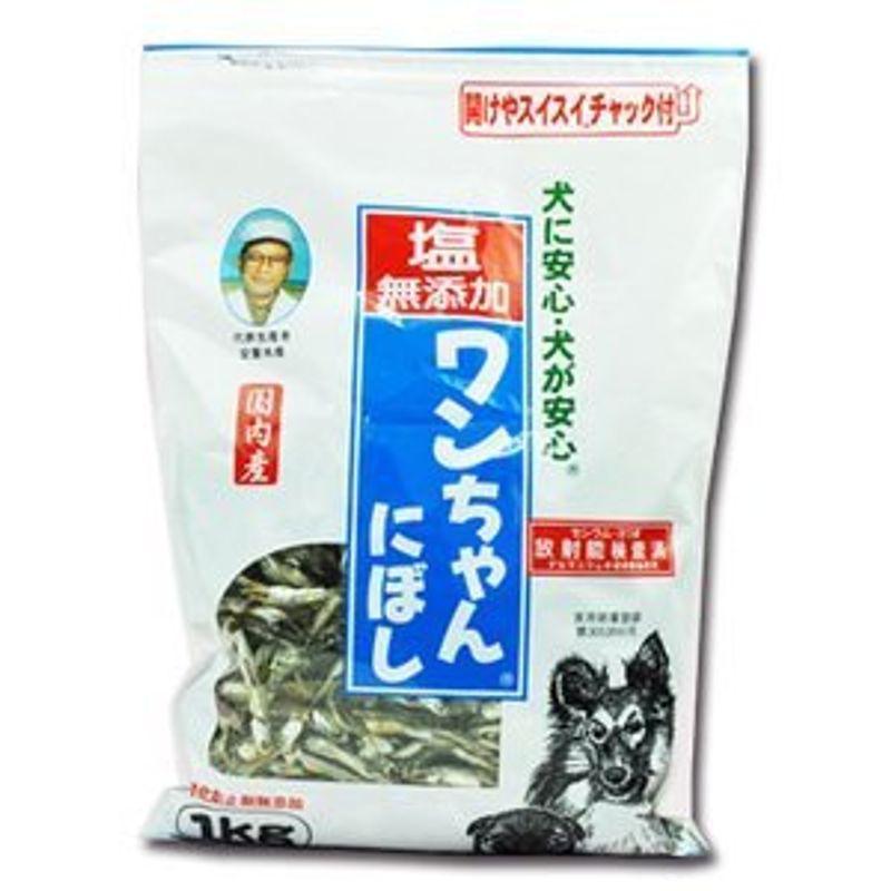 1921円 素敵でユニークな 塩無添加 ワンちゃんにぼし お徳用 1kg 3袋 セット 愛犬の食べる小魚 煮干し おやつ サカモト