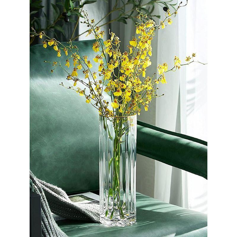 ガラスの花瓶 大きな花瓶 30cm 大 おしゃれ 透明 花器 フラワーベース ガラスベース シリンダー 円柱 ガラスボトル アレンジ インテ コンビニ受取対応商品