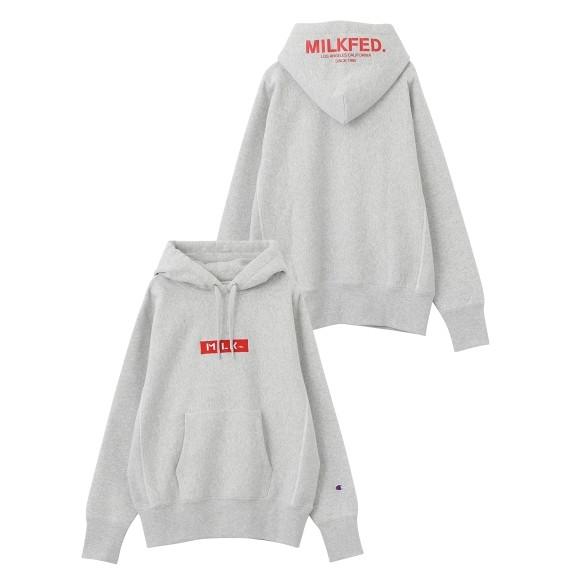 MILKFED. ミルクフェド MILKFED CHAMPION BAR SWEAT HOODIE MILKFED. ミルクフェド MILKFED CHAMPION BAR SWEAT HOODIE