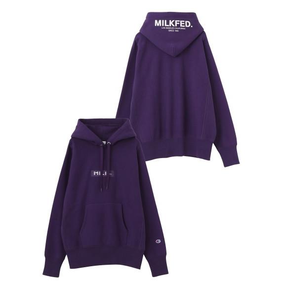 MILKFED. ミルクフェド MILKFED CHAMPION BAR SWEAT HOODIE MILKFED. ミルクフェド MILKFED CHAMPION BAR SWEAT HOODIE