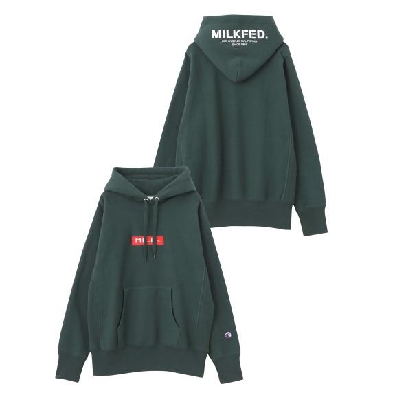 MILKFED. ミルクフェド MILKFED CHAMPION BAR SWEAT HOODIE MILKFED. ミルクフェド MILKFED CHAMPION BAR SWEAT HOODIE