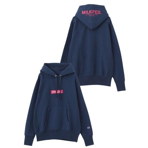 MILKFED. ミルクフェド MILKFED CHAMPION BAR SWEAT HOODIE MILKFED. ミルクフェド MILKFED CHAMPION BAR SWEAT HOODIE