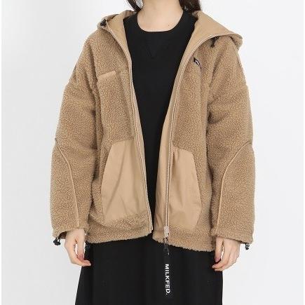 MILKFED. ミルクフェド MILKFED REVERSIBLE HOODED BOA BLOUSON MILKFED. ミルクフェド MILKFED REVERSIBLE HOODED BOA BLOUSON