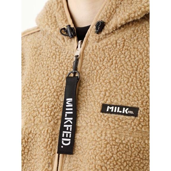 MILKFED. ミルクフェド MILKFED REVERSIBLE HOODED BOA LONG MILKFED. ミルクフェド MILKFED REVERSIBLE HOODED BOA LONG
