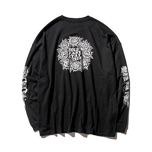 CLUCT クラクト ROSE [WIDE L/S TEE] 04866 ロンT 長袖 ローズ バラ 花