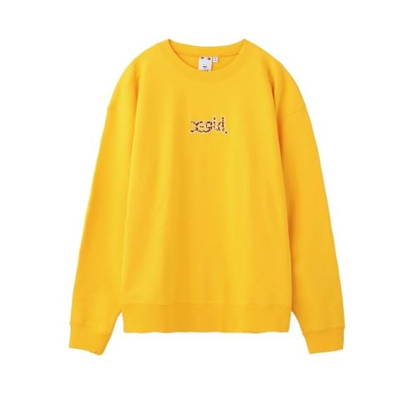 X-girl エックスガール X-GIRL PATCHED CREW SWEAT TOP パッチ X-girl エックスガール X-GIRL PATCHED CREW SWEAT TOP パッチ