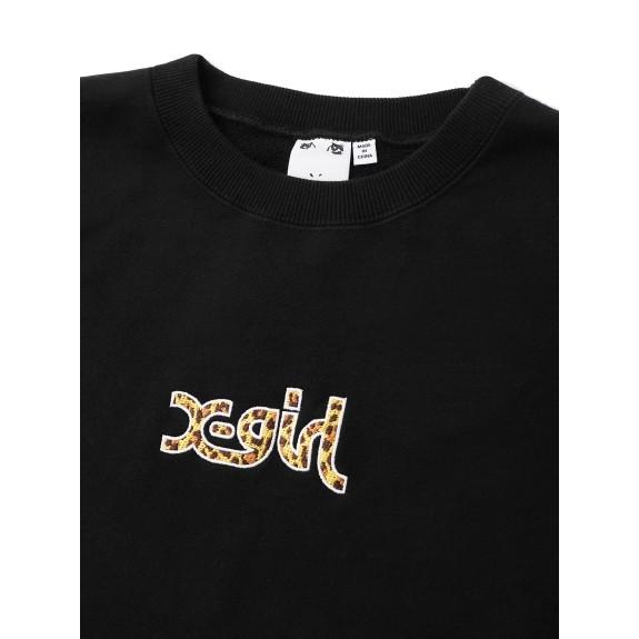 X-girl エックスガール X-GIRL PATCHED CREW SWEAT TOP パッチ X-girl エックスガール X-GIRL PATCHED CREW SWEAT TOP パッチ