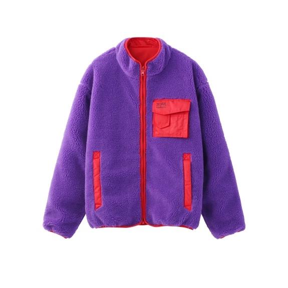 X-girl エックスガール X-GIRL X MADE ME REVERSIBLE FLEECE X-girl エックスガール X-GIRL X MADE ME REVERSIBLE FLEECE