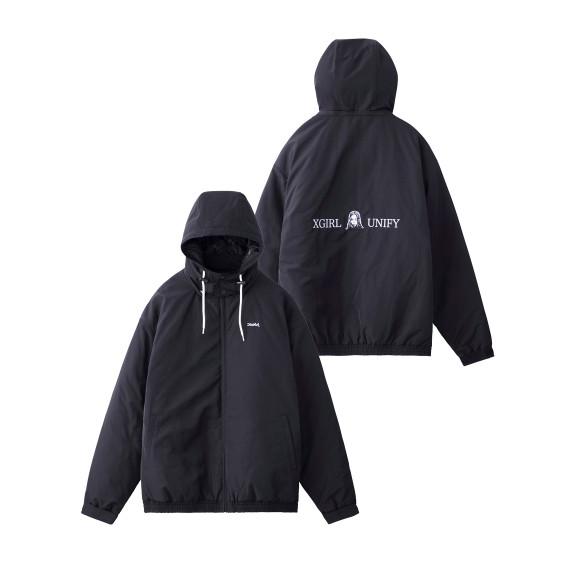 X-girl エックスガール X-GIRL HOODED PUFFER JUMPER フーデット X-girl エックスガール X-GIRL HOODED PUFFER JUMPER フーデット