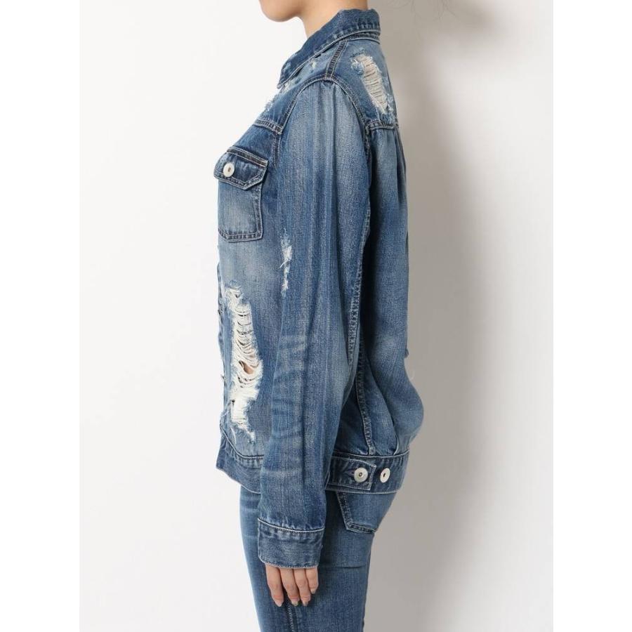 GYDA ジェイダ ダメージGジャン アウター デニム ダメージ加工