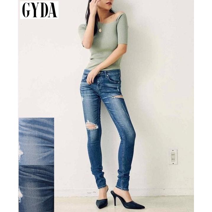 ジェイダ Gyda Side Ripped スキニーデニムパンツ パンツ ダメージ パンツ ジーンズ ストレッチ ヒップアップ 美脚効果 人気 レディース ブランド Faithstore 通販 Yahoo ショッピング