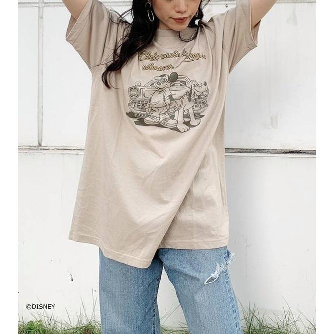 ☆セール SALE☆ ジェイダ GYDA MICKEY&PLUTO/BUDDY BIG Tシャツ  