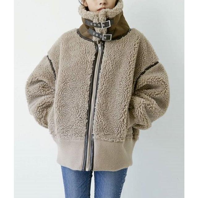 GYDA ジェイダ WIDE RIB ボア B-3 ジャケット アウター ビック GYDA ジェイダ WIDE RIB ボア B-3 ジャケット アウター ビック