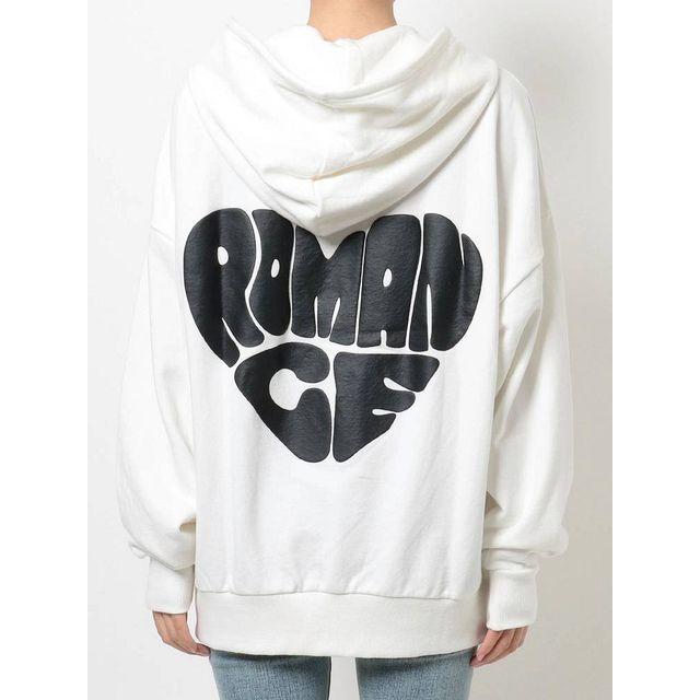 GYDA ジェイダ ROMANCE ZIP UP BIG パーカー 羽織り ビッグ GYDA ジェイダ ROMANCE ZIP UP BIG パーカー 羽織り ビッグ