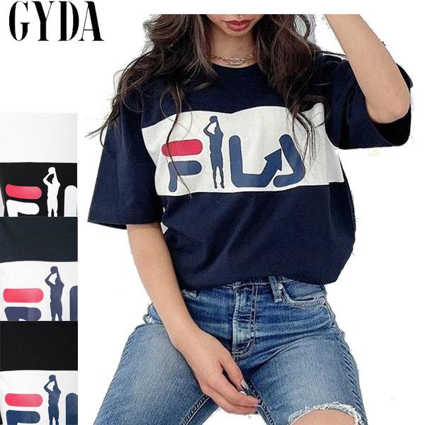 ☆セール SALE☆ ジェイダ GYDA GYDA×FILA BASKETBALL BIG Tシャツ 半袖 コラボ スポーティー 人気 109 セクシー レディース ユニセックス ブランド｜faithstore2017