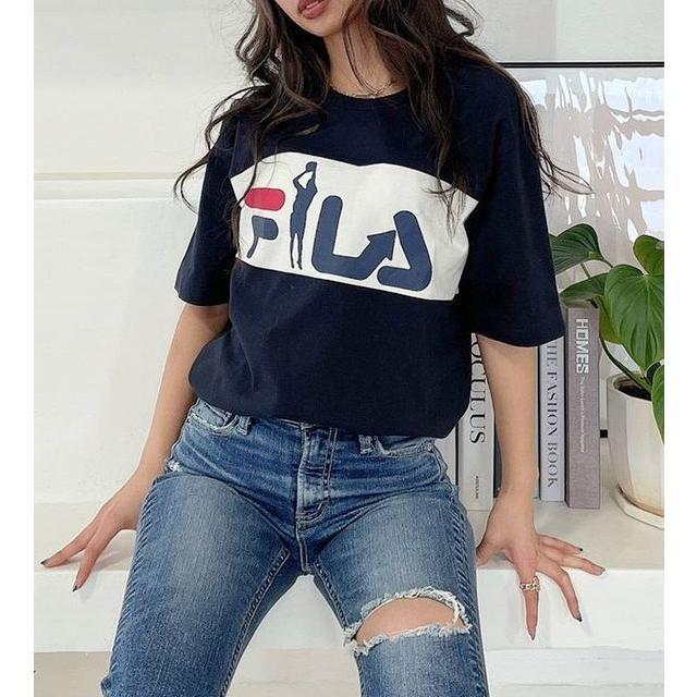 ☆セール SALE☆ ジェイダ GYDA GYDA×FILA BASKETBALL BIG Tシャツ 半袖 コラボ スポーティー 人気 109 セクシー レディース ユニセックス ブランド｜faithstore2017｜06