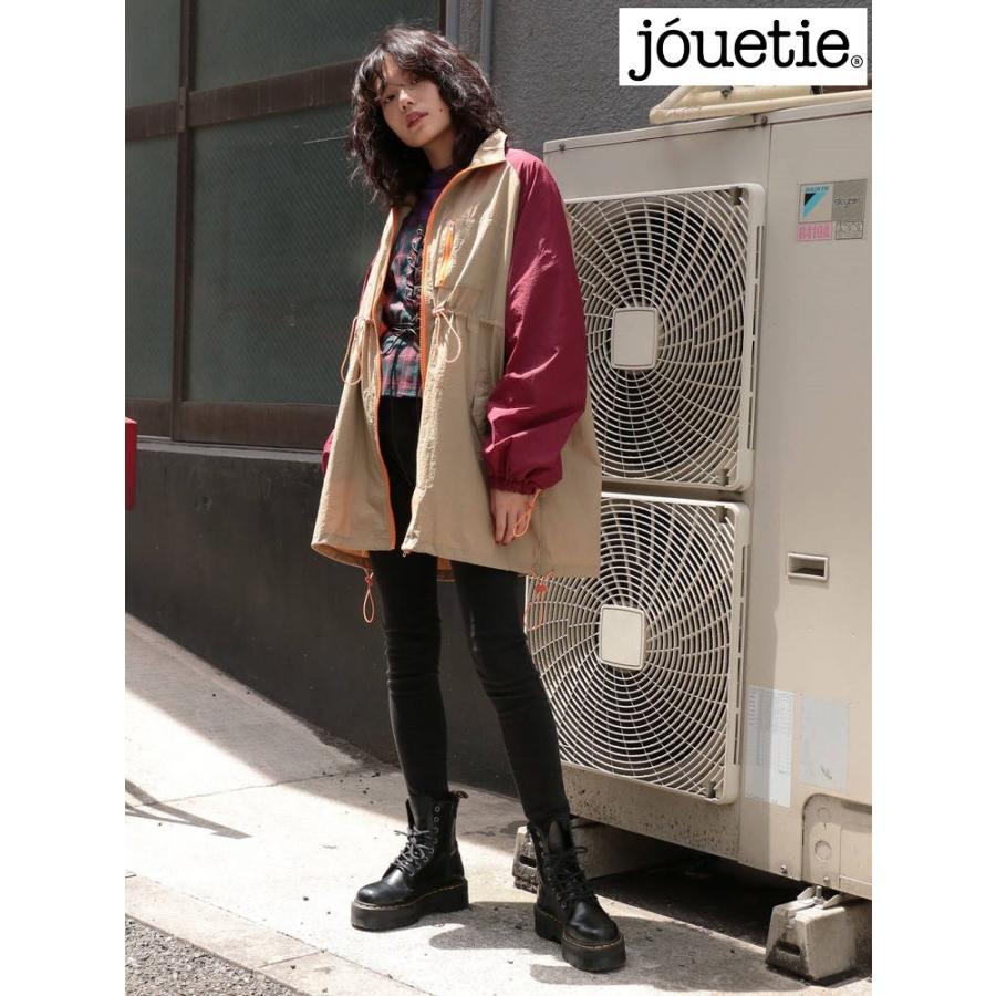 Jouetie ジュエティー ナイロン2wayワンピース チュニック丈 アウター ベージュ Bge Faithstore 通販 Yahoo ショッピング