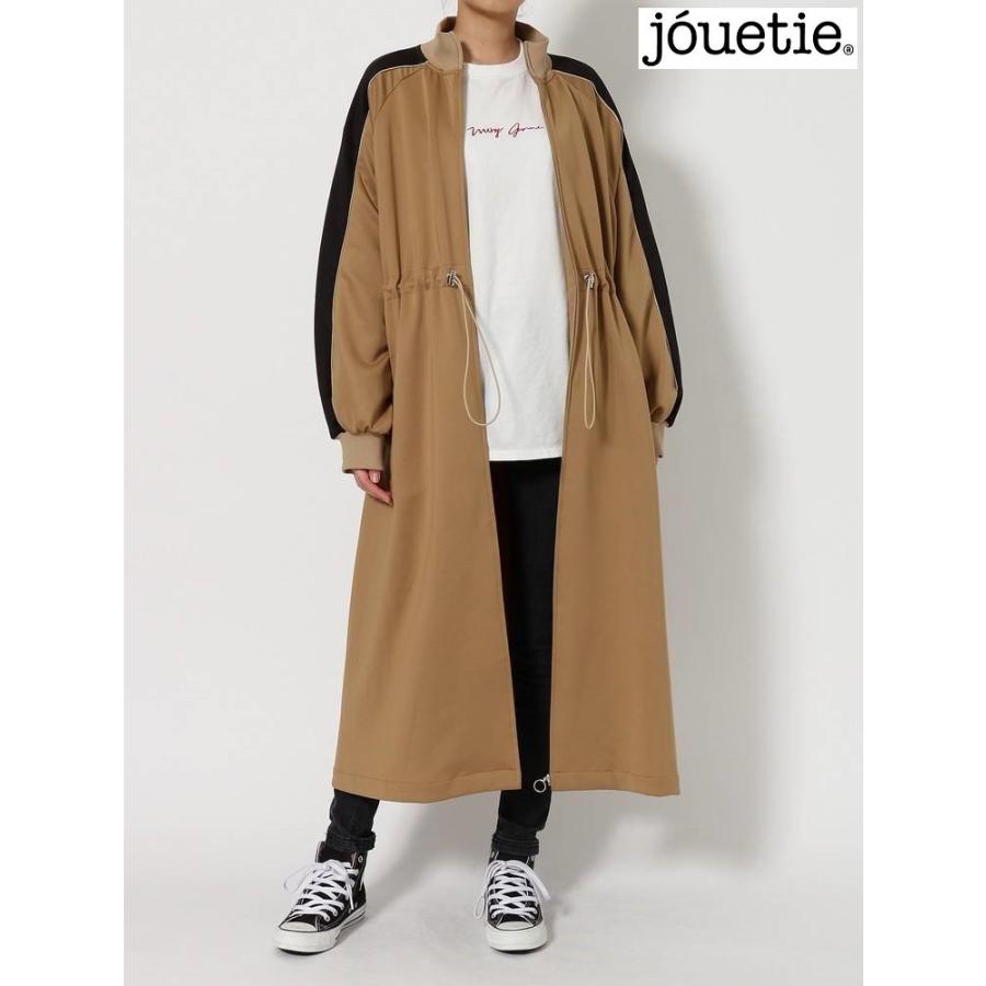 Jouetie ジュエティー ロングジャージコート スポーティー ロングワンピース 個性派 ベージュ Bge Faithstore 通販 Yahoo ショッピング
