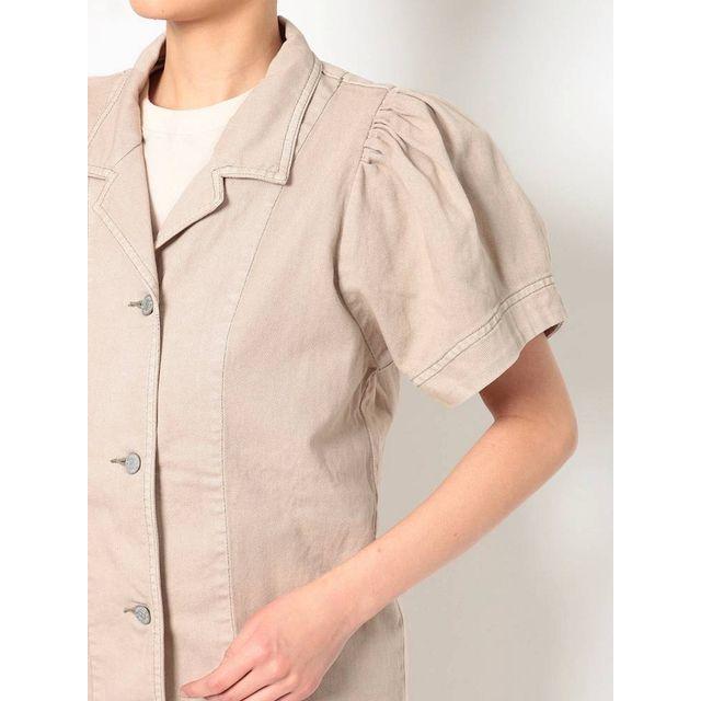 ジュエティー jouetie カラーステッチハーフスリーブジャケット 羽織