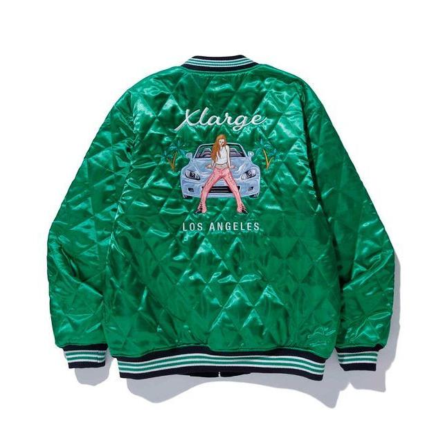XLARGE エクストララージ REVERSIBLE FLAG GAL SOUVENIR JACKET XLARGE エクストララージ REVERSIBLE FLAG GAL SOUVENIR JACKET