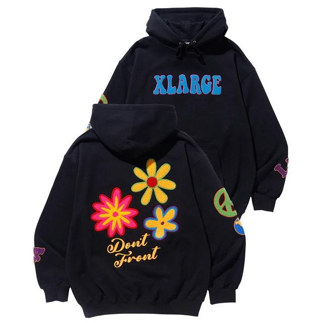 XLARGE エクストララージ FLOWER PULLOVER HOODED SWEAT XLARGE エクストララージ FLOWER PULLOVER HOODED SWEAT