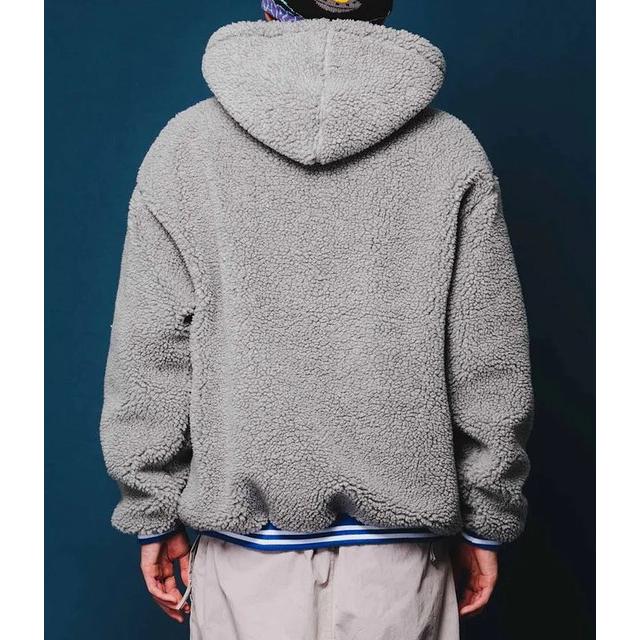 XLARGE エクストララージ HALF ZIP BOA HOODIE ハーフジップ ボア 