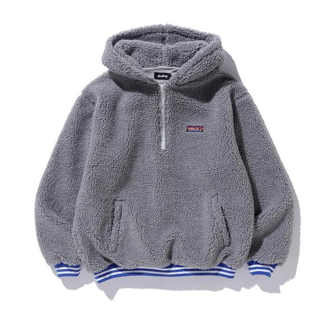 XLARGE エクストララージ HALF ZIP BOA HOODIE ハーフジップ XLARGE エクストララージ HALF ZIP BOA HOODIE ハーフジップ