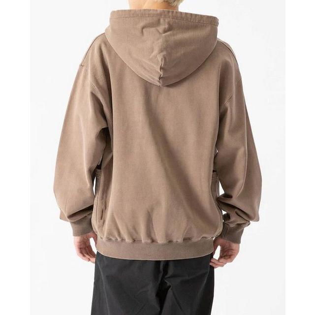 XLARGE ブラウン フルジップパーカー XLARGE パーカー STANDARD LOGO ZIP HOODED SWEATSHIRT メンズ