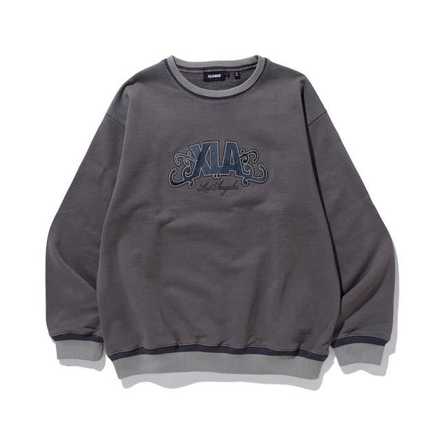 XLARGE エクストララージ XLA EMBROIDERY CREWNECK SWEATSHIRT