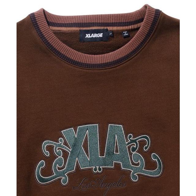 XLARGE エクストララージ XLA EMBROIDERY CREWNECK SWEATSHIRT