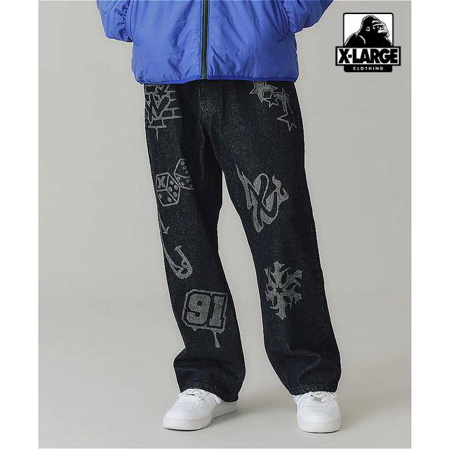 XLARGE エクストララージ GRAFFITI DENIM PANTS デニム パンツ XLARGE エクストララージ GRAFFITI DENIM PANTS デニム パンツ