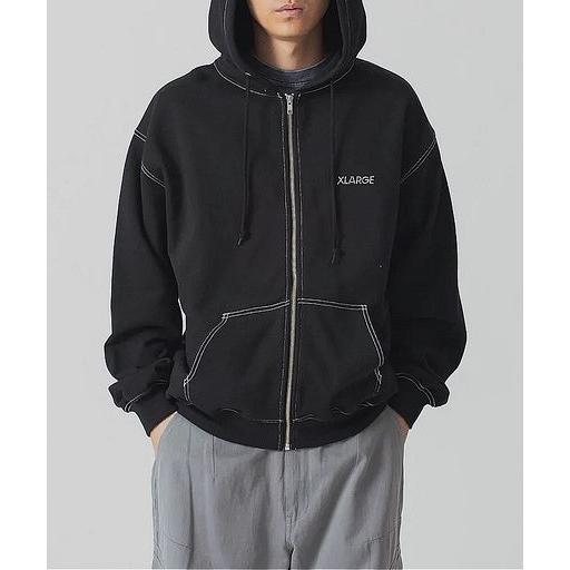 XLARGE エクストララージ RHINESTONE OG ZIP HOODED SWEATSHIRT XLARGE エクストララージ RHINESTONE OG ZIP HOODED SWEATSHIRT