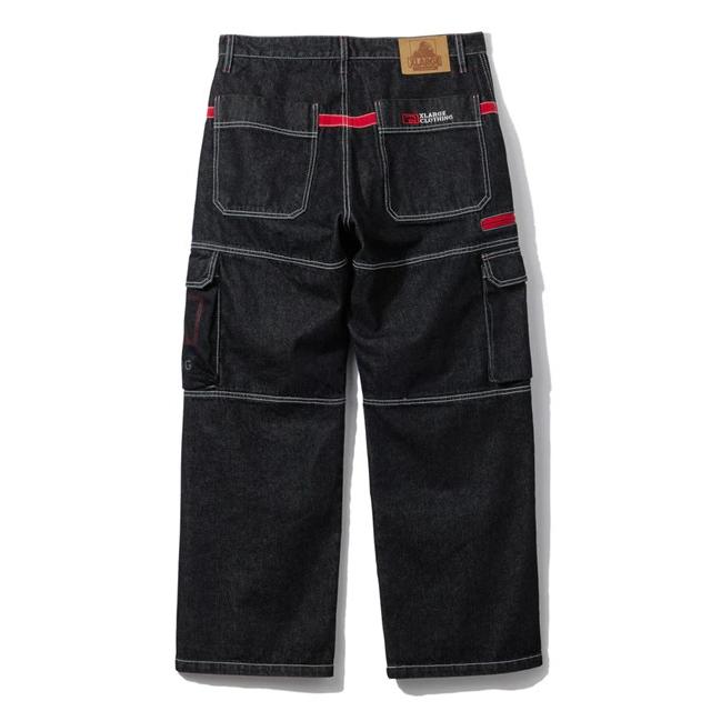 X-LARGE / ボトム/36/デニム/RED/101244031003 XLARGE（エクストラ ラージ） XLARGE DENIM CARGO PANTS デニム カーゴ
