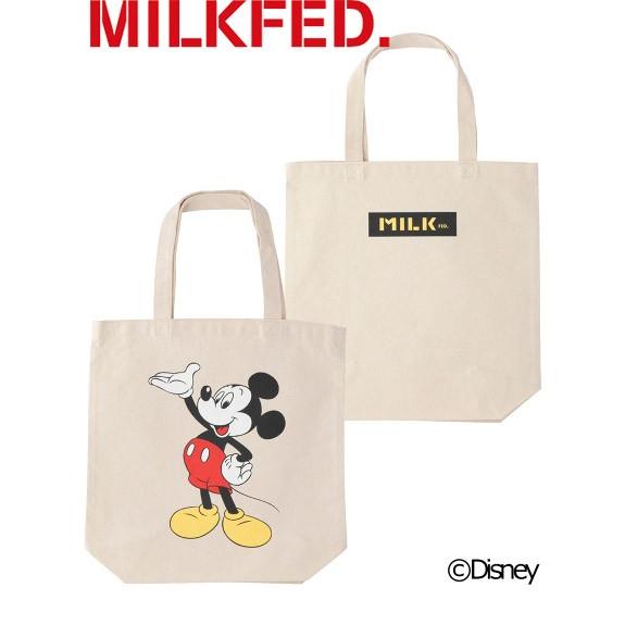 ミルクフェド Milkfed Tote Bag Mickey Mouse ミッキーマウス ディズニー コラボ トートバッグ カバン ボックスロゴ レディース ブランド Faithstore 通販 Yahoo ショッピング
