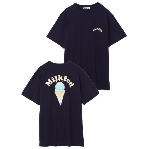MILKFED. ミルクフェド SS TEE ICE CREAM 半袖 Tシャツ アイス