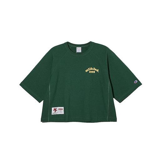 ミルクフェド MILKFED.  × CHAMPION ARCH COOPER LOGO S/S TEE Tシャツ 半袖 カットソー チャンピオン コラボ ロゴ レディース ブランド 正規｜faithstore2017｜04