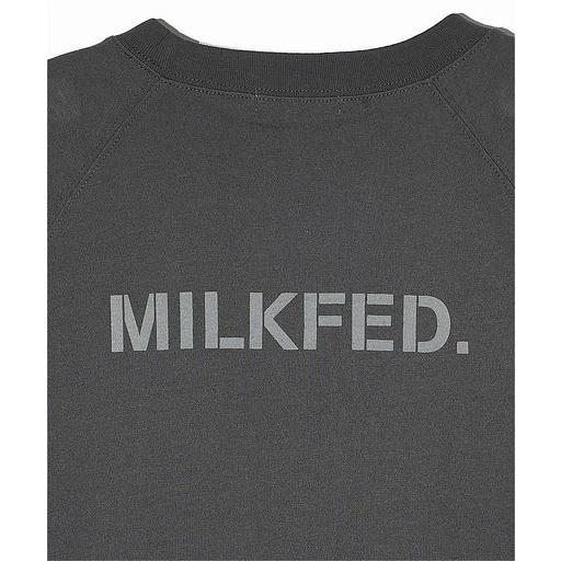 ミルクフェド MILKFED. STENCILE LOGO DRESS ステンシル ロゴ ドレス Tシャツ ワンピース Tワンピ ロング 大人 シンプル レディース ブランド 正規 新品｜faithstore2017｜12