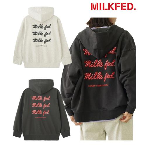 MILKFED.（ミルクフェド） MILKFED. EXTENDED ICING LOGO ZIP UP 