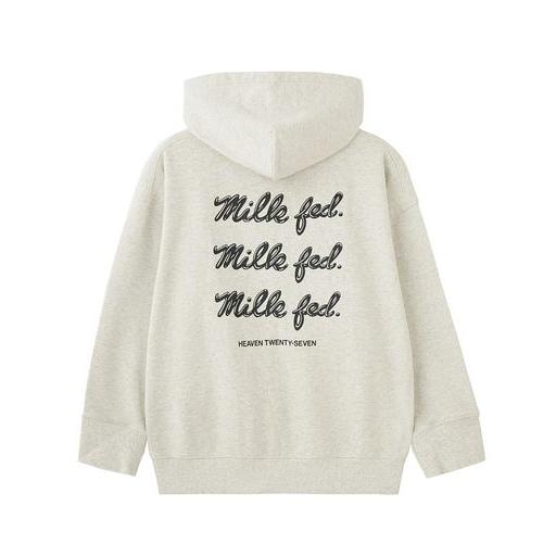 MILKFED.（ミルクフェド） MILKFED. EXTENDED ICING LOGO ZIP UP 