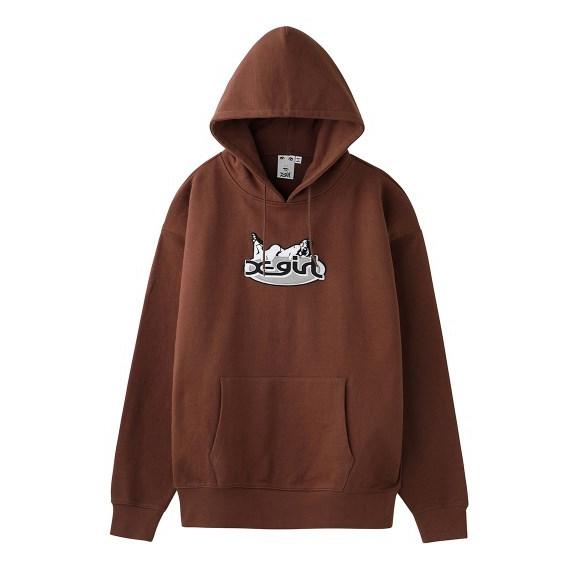 エックスガール X-girl × HYSTERIC GLAMOUR PATCH HOODIE ヒステリックグラマー コラボ パッチ フーディー  パーカー スウェット ブランド レディース